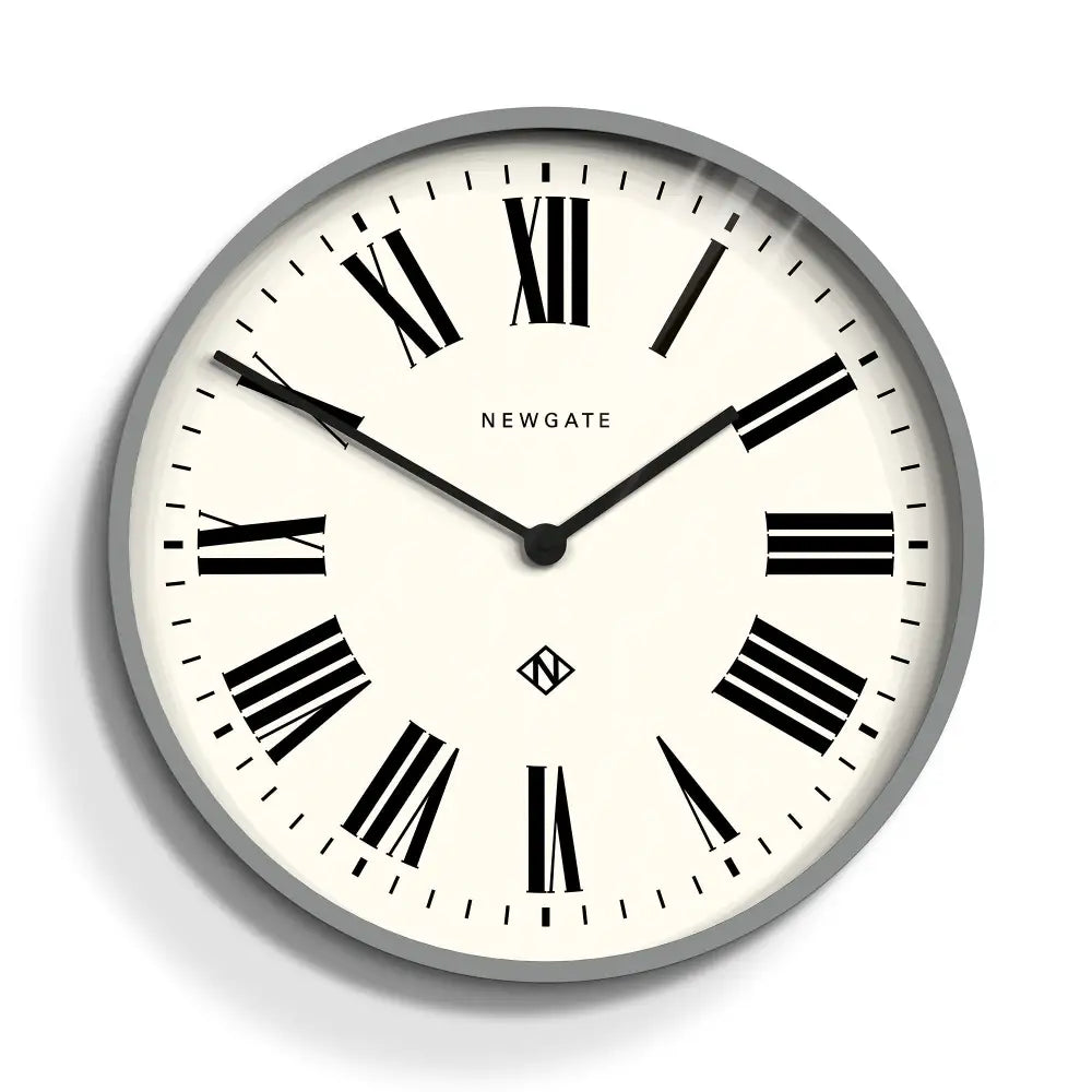 Newgate Number One Clock Italian Posh Grey - Home & Garden > Decor > Clocks