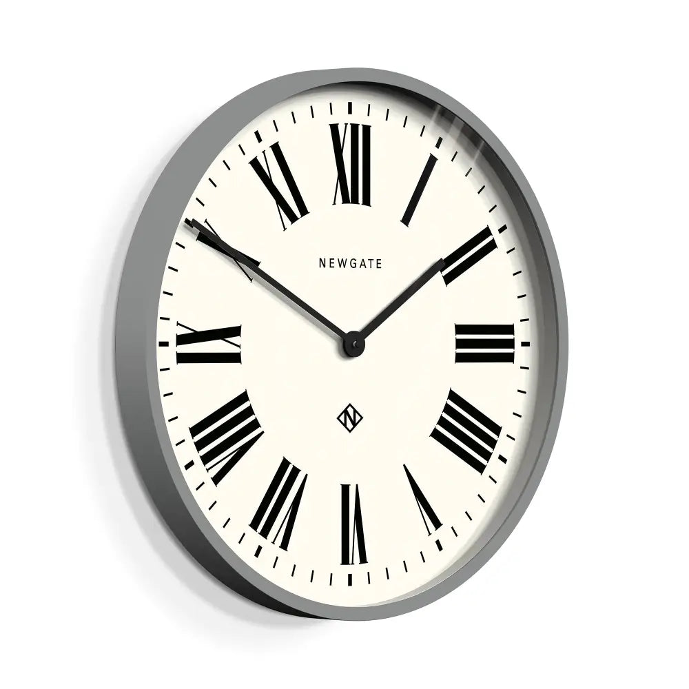 Newgate Number One Clock Italian Posh Grey - Home & Garden > Decor > Clocks