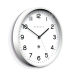 Newgate Number Three Echo Clock Silicone White - Home & Garden > Decor