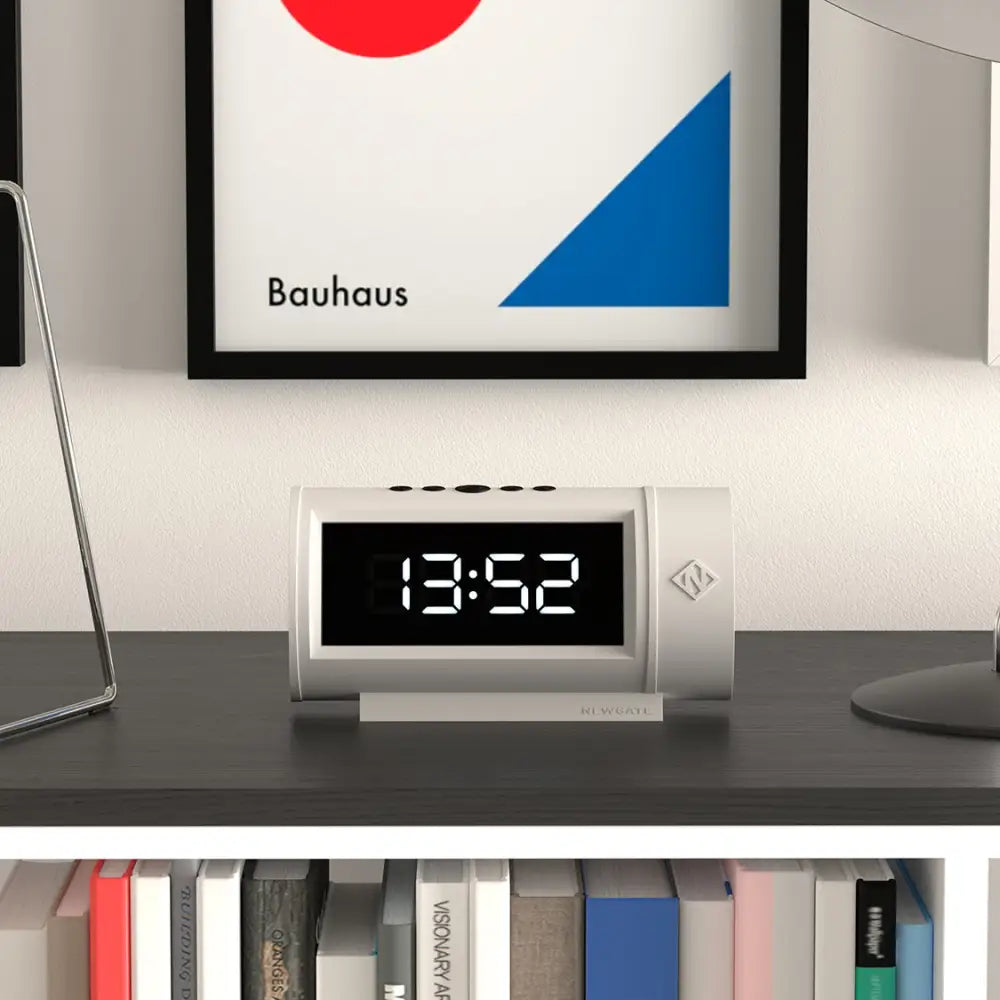 Newgate Pil Led Alarm Clock White - Home & Garden > Decor > Clocks