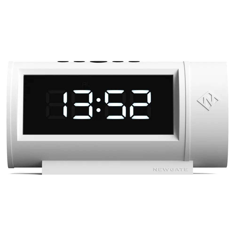 Newgate Pil Led Alarm Clock White - Home & Garden > Decor > Clocks
