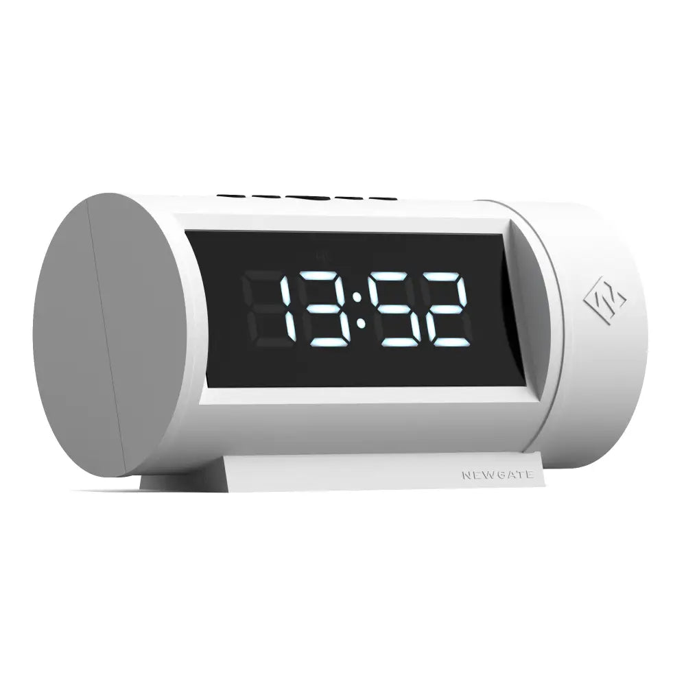Newgate Pil Led Alarm Clock White - Home & Garden > Decor > Clocks
