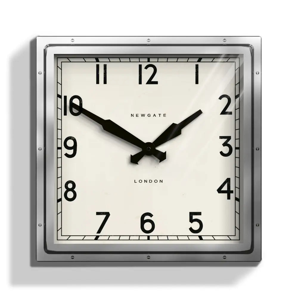 Newgate Quad Clock Chrome - Home & Garden > Decor