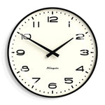Newgate Radio City Wall Clock - Matte Black - Home & Garden > Decor