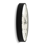 Newgate Radio City Wall Clock - Matte Black - Home & Garden > Decor