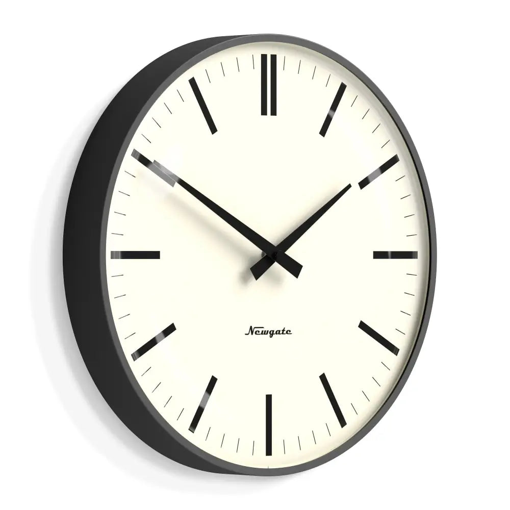 Newgate Radio City Wall Clock - Matte Blizzard Grey - Home & Garden > Decor