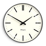 Newgate Radio City Wall Clock - Matte Blizzard Grey - Home & Garden > Decor