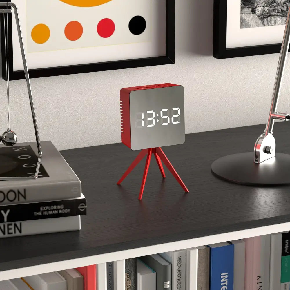 Newgate Space Hotel Droid Led Alarm Clock Red - Home & Garden > Decor > Clocks
