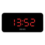 Newgate Space Hotel Hypertron Alarm Clock Black Case - Black Lens - Red Led - Home & Garden > Decor > Clocks