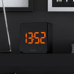 Newgate Space Hotel Orbatron Alarm Clock Black Case - Black Lens - Orange Led - Home & Garden > Decor > Clocks