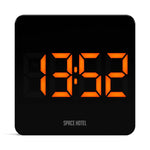 Newgate Space Hotel Orbatron Alarm Clock Black Case - Black Lens - Orange Led - Home & Garden > Decor > Clocks