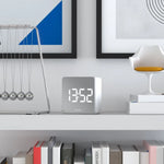 Newgate Space Hotel Orbatron Alarm Clock White Case - Silver Lens - White Led - Home & Garden > Decor > Clocks