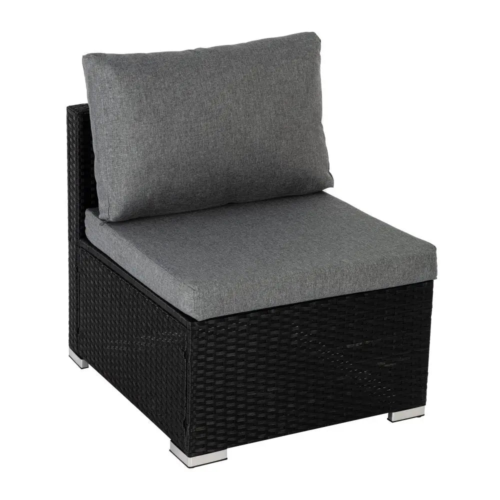 NEWYORK Outdoor Lounge Set in Black - Furniture > Outdoor