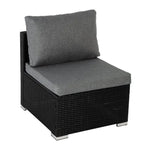 NEWYORK Outdoor Lounge Set in Black - Furniture > Outdoor