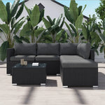 NEWYORK Outdoor Lounge Set in Black - Furniture > Outdoor