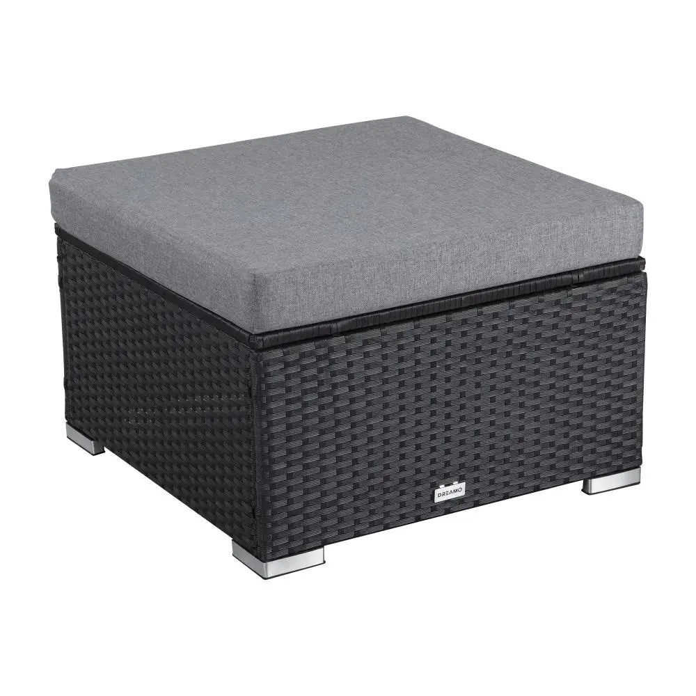 NEWYORK Outdoor Lounge Set in Black - Furniture > Outdoor