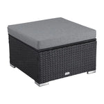 NEWYORK Outdoor Lounge Set in Black - Furniture > Outdoor