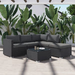 NEWYORK Outdoor Lounge Set in Black - Furniture > Outdoor