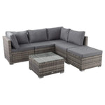 NEWYORK Outdoor Lounge Set in Grey - Furniture > Outdoor