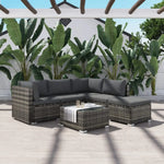 NEWYORK Outdoor Lounge Set in Grey - Furniture > Outdoor