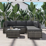 NEWYORK Outdoor Lounge Set in Grey - Furniture > Outdoor