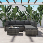 NEWYORK Outdoor Lounge Set in Grey - Furniture > Outdoor