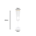 Nile Garden Champagne Glass - 122ml - Home & Garden > Decor