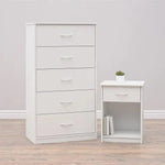 NNECN Classic Elegance: Five-Drawer Chest for Organized Living - Home & Garden > Storage > Clothing & Wardrobe Storage
