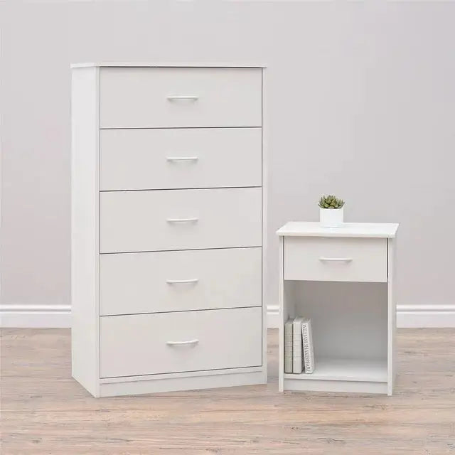 NNECN Classic Elegance: Five-Drawer Chest for Organized Living - Home & Garden > Storage > Clothing & Wardrobe Storage
