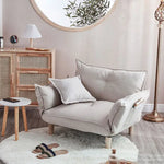 NNEOBA Convertible Sofa Couch with Adjustable Backrest and Armrests - Furniture > Bar Stools & Chairs > Arm Chairs &