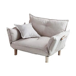 NNEOBA Convertible Sofa Couch with Adjustable Backrest and Armrests - Furniture > Bar Stools & Chairs > Arm Chairs &