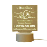 NNEOBA Dad Night Lamp - Perfect Gift for Father’s Day - Home & Garden > Lighting > Night Lights & Ambient Lighting