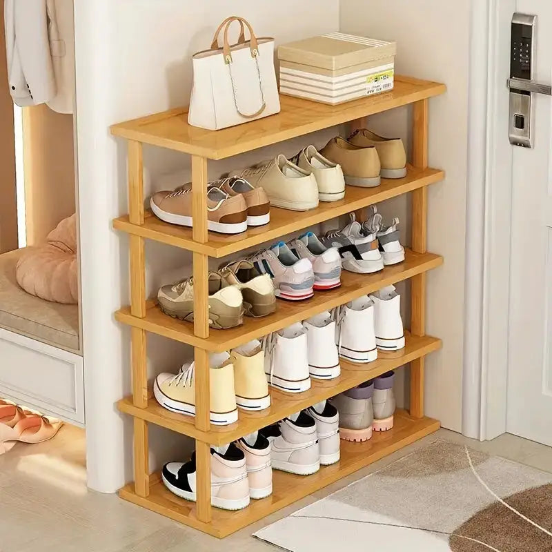 NNETM Multi-Layer Standing Storage with 5 Floors - Shoe Rack - Home & Garden > Storage > Clothing & Wardrobe Storage