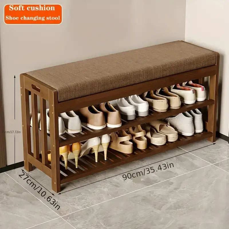 NNETM Organizer & Dustproof Storage Shoe Rack - 2-Tier - Home & Garden > Storage > Clothing & Wardrobe Storage