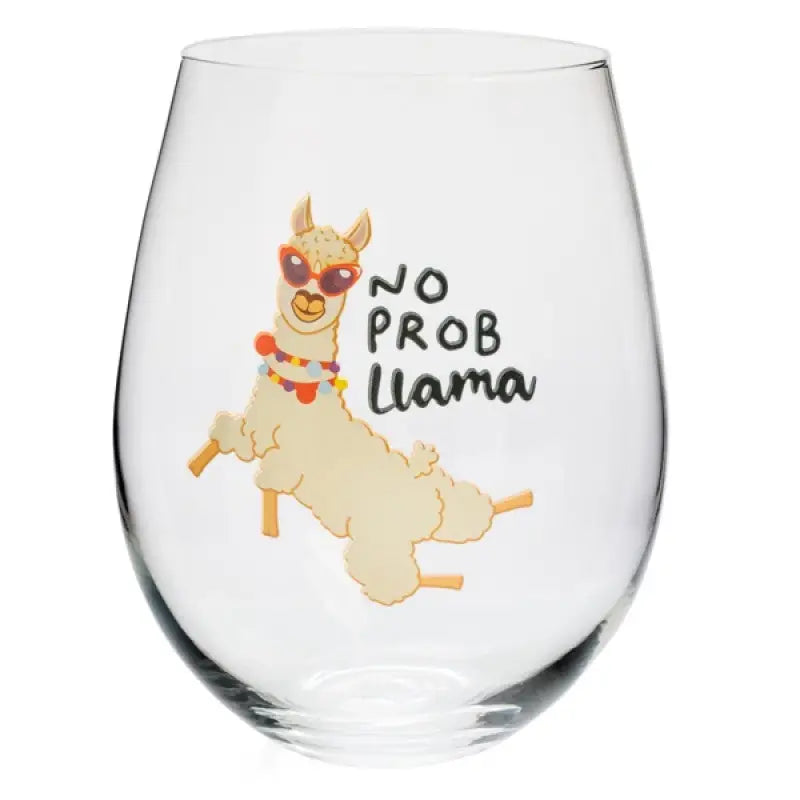 No Prob Llama Stemless Wine Glass - Home & Garden > Kitchenware