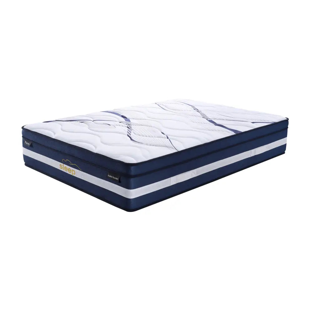 Noble Slumber Firm Mattress 28cm Premium Top 5 Zones Pocket Spring - Double - Furniture > Mattresses