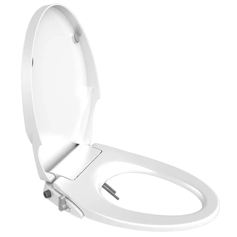 Non Electric Bidet Toilet Seat O Cover Bathroom Dual Nozzle Spray Water Wash - Home & Garden > Bathroom Accessories >