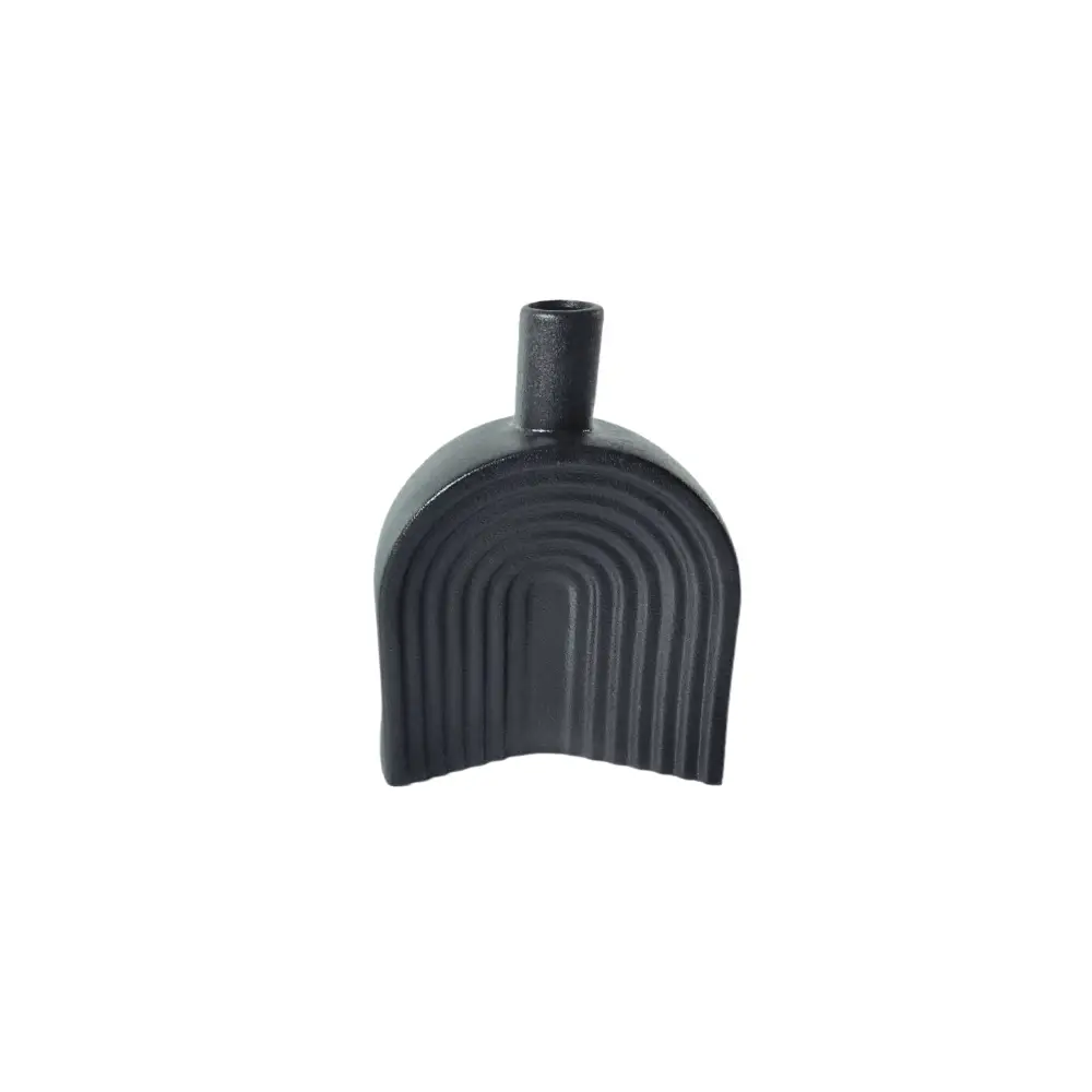 Nordic Arch Vase - Black - Home & Garden > Decor > Vases & Table Decor