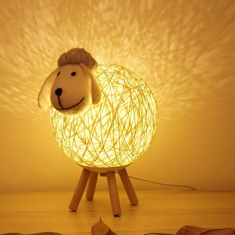 Nordic-Style Sheep Night Light - Warm Romantic Bedroom Lamp - Home & Garden > Lighting > Night Lights & Ambient Lighting