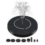 Noveden 1.5W Solar Fountain Water Pump for Bird Bath (Black) - Home & Garden > Fountains > Fountain & Ponds Accessories