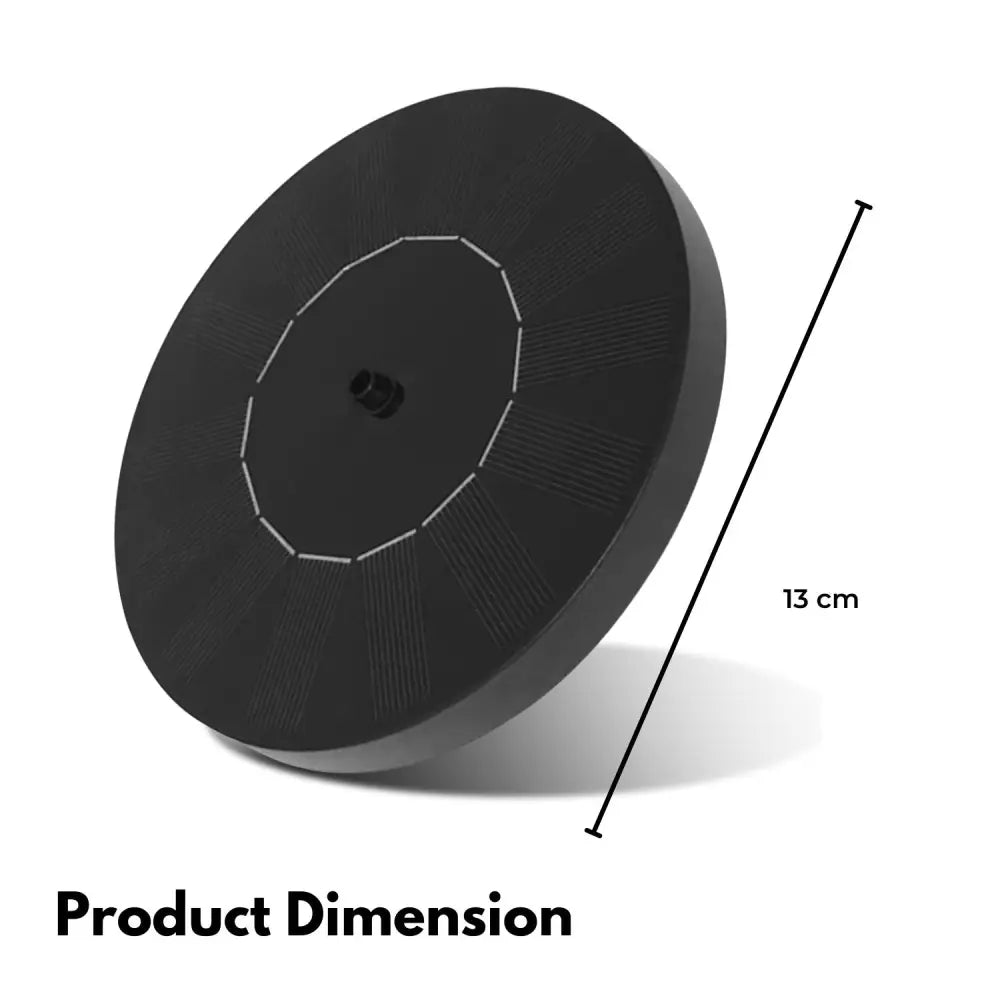 Noveden 1.5W Solar Fountain Water Pump for Bird Bath (Black) - Home & Garden > Fountains > Fountain & Ponds Accessories