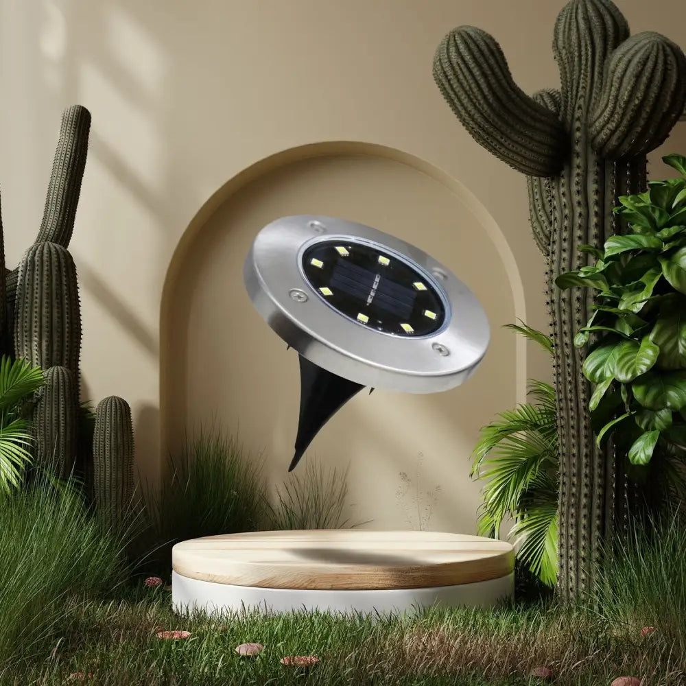 NOVEDEN 12 Pack Waterproof Solar LED Light (Warm) NE-SL-106-ZL - Home & Garden > Garden Lights