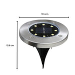 NOVEDEN 12 Pack Waterproof Solar LED Light (Warm) NE-SL-106-ZL - Home & Garden > Garden Lights