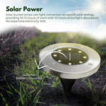 NOVEDEN 12 Pack Waterproof Solar LED Light (White) NE-SL-107-ZL - Home & Garden > Garden Lights