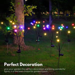 NOVEDEN 3 Pieces Solar Powered Firefly Lights (Color Light) NE-SL-109-ZL - Home & Garden > Garden Lights