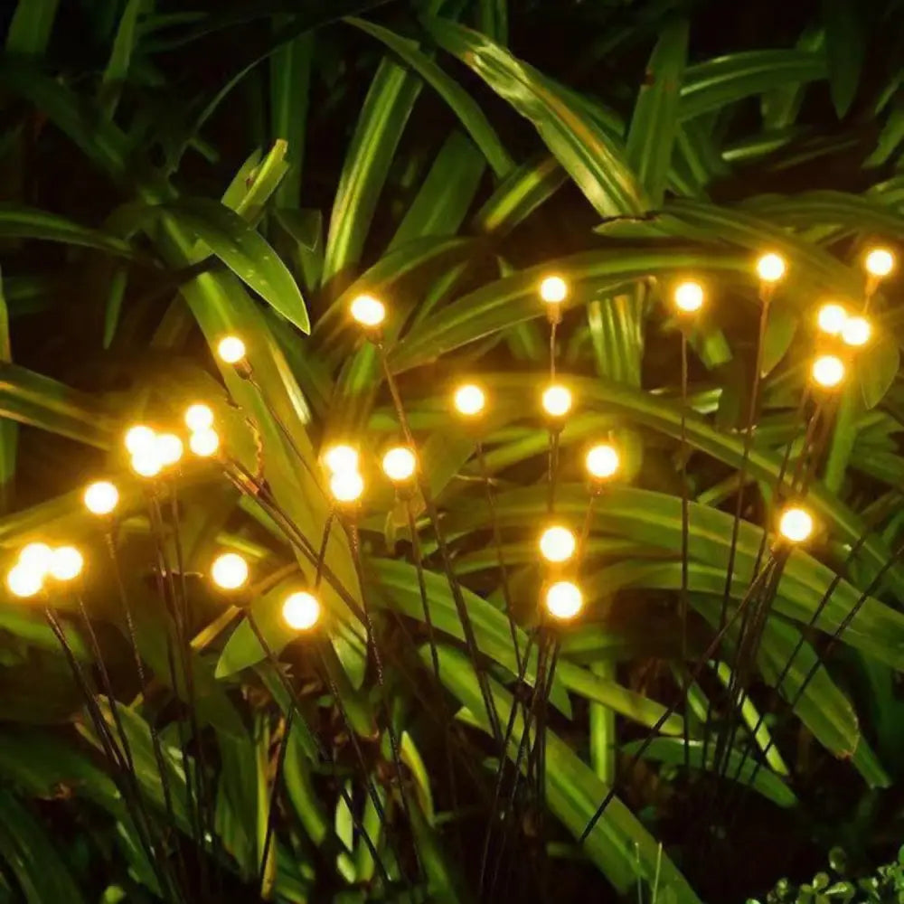 NOVEDEN 3 Pieces Solar Powered Firefly Lights (Warm) NE-SL-108-ZL - Home & Garden > Lighting
