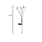 NOVEDEN 3 Pieces Solar Powered Firefly Lights (Warm) NE-SL-108-ZL - Home & Garden > Lighting