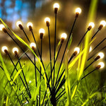 NOVEDEN 3 Pieces Solar Powered Firefly Lights (Warm) NE-SL-108-ZL - Home & Garden > Lighting