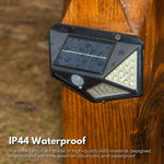 NOVEDEN 4 Packs Solar LED Lights with 3 Light Modes (Black)NE-SL-104-ZL - Home & Garden > Garden Lights