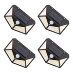 NOVEDEN 4 Packs Solar LED Lights with 3 Light Modes (Black)NE-SL-104-ZL - Home & Garden > Garden Lights